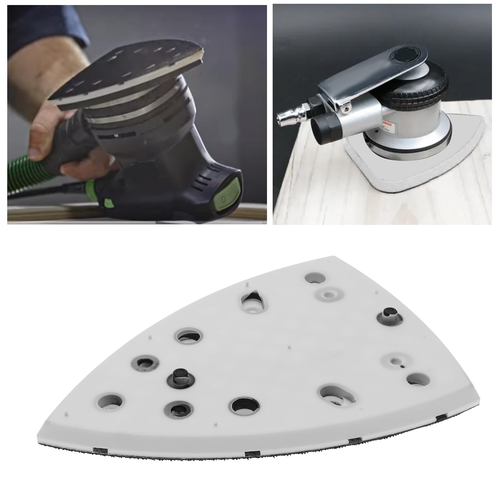 Almohadilla de Respaldo Compatible con Festool DTS 400 DS 400 Lijadora de Gancho Y Bucle Almohadilla de Lijado Herramientas Abrasivas Almohadilla Protectora para Lijadora 98x148 Mm