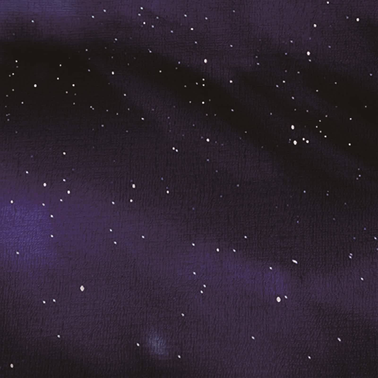 Couverture Flanelle Fine, Couverture Hiver Violet Noir 180x220CM Impression de Ciel Étoilé Blanket Douce Chaude Cosy Lit Canapé