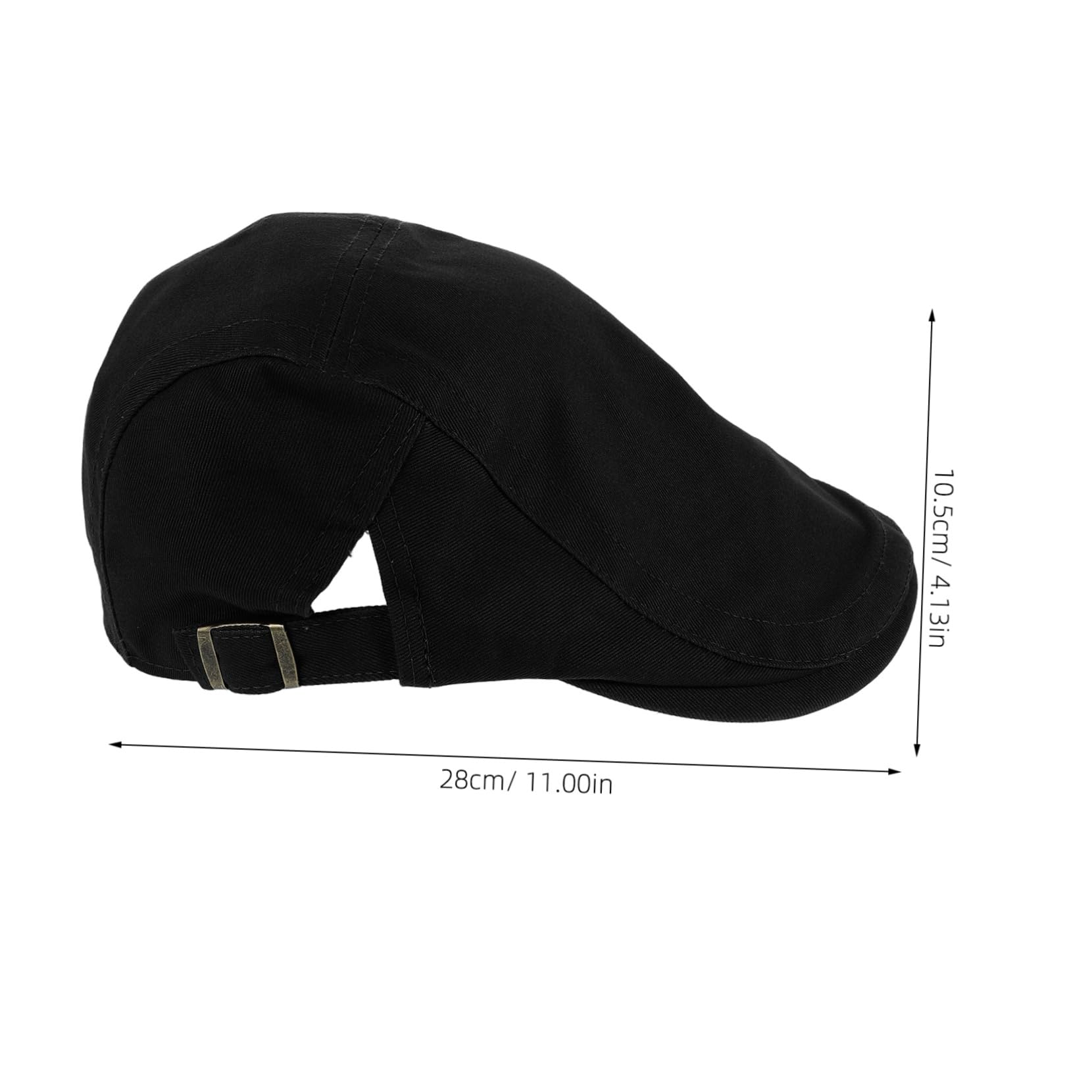 NOLITOY Adjustable Women's Cap Stylish Cloth Beret Spring/Autumn Hat Women's Beret for Outfit Comfortable Artist Hat Black