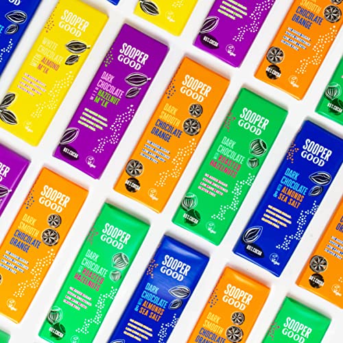 Soopergood Suikervrije en Veganistische Witte Chocoladerepen - Keto-Vriendelijk - Koolhydraatarm - Glutenvrij - Witte Chocolade met Amandelmelk - Gezoet met Stevia - Doos van 6 x 40 g - Image 5