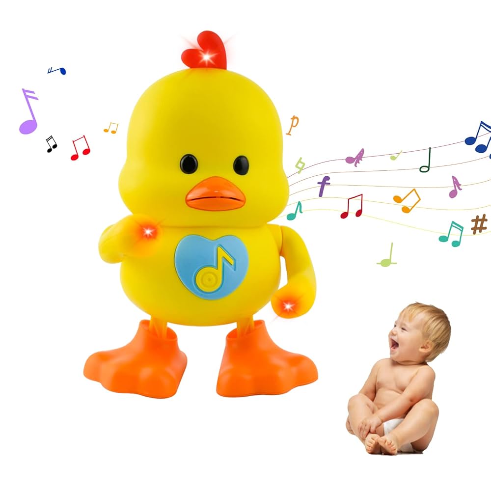 Tizund Multi-function Musical Dancing Duck,Light Up Music