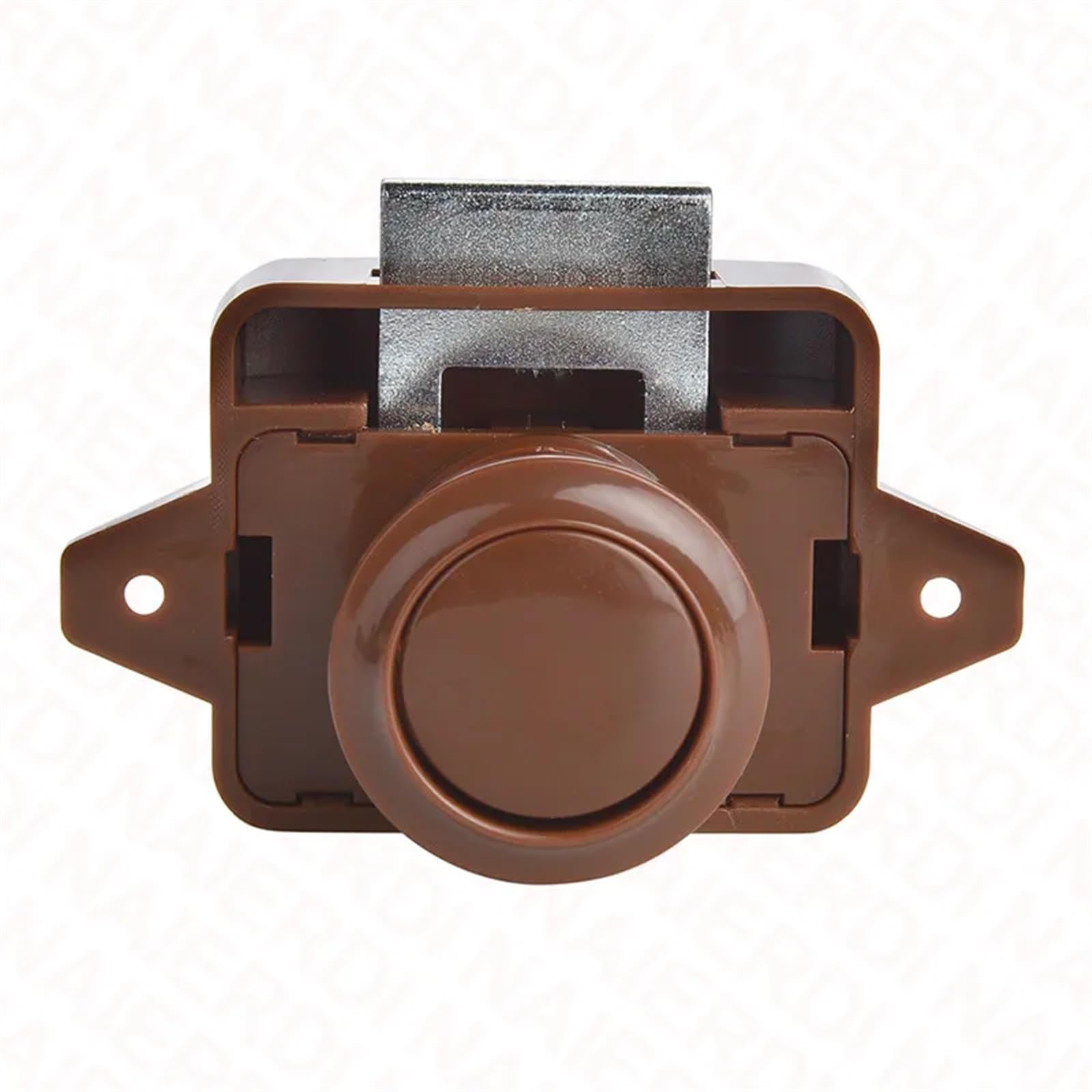 Verrou à bouton pour camping-car 26mm loquet de meuble caravane et bateau