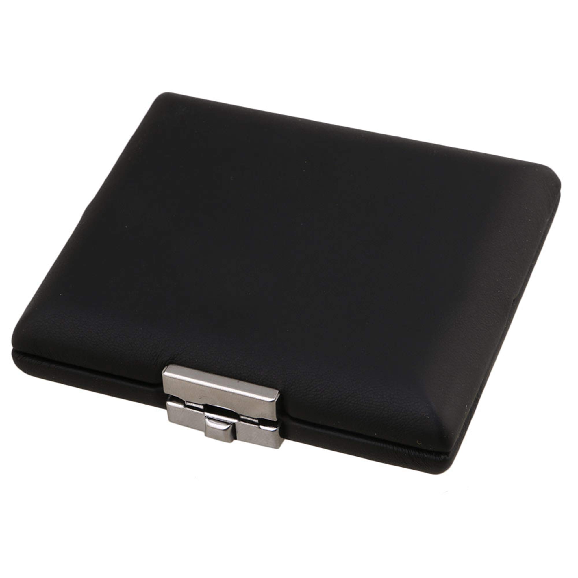 Yibuy Black Oboe Reed Case Holder Box PU Leather for 6 Pieces of Reed 9.2 x 7.8X 2cm