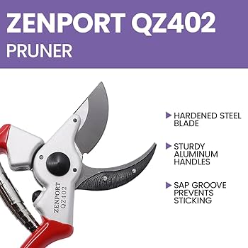 Amazon.com : Zenport QZ402 Classic Professional Pruner, 1