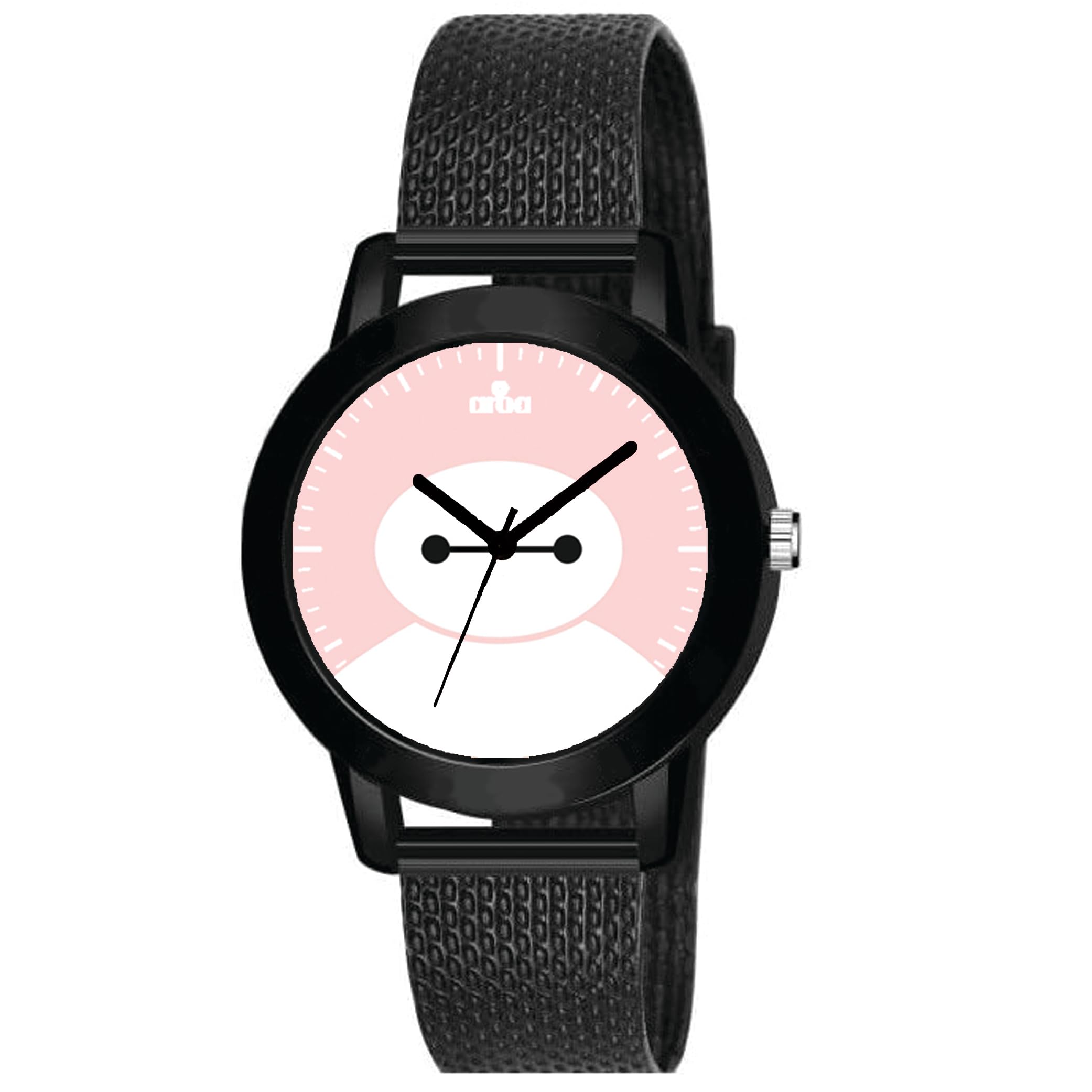 AROA Watch New Watch for Kids Cute Kawaii Baymax Model : 788 Kids Black Metal Type Rubber Analog Watch Pink Dial for Kids Stylish Watch for Boys (B0C8DM58VF) Amazon Price History, Amazon Price Tracker