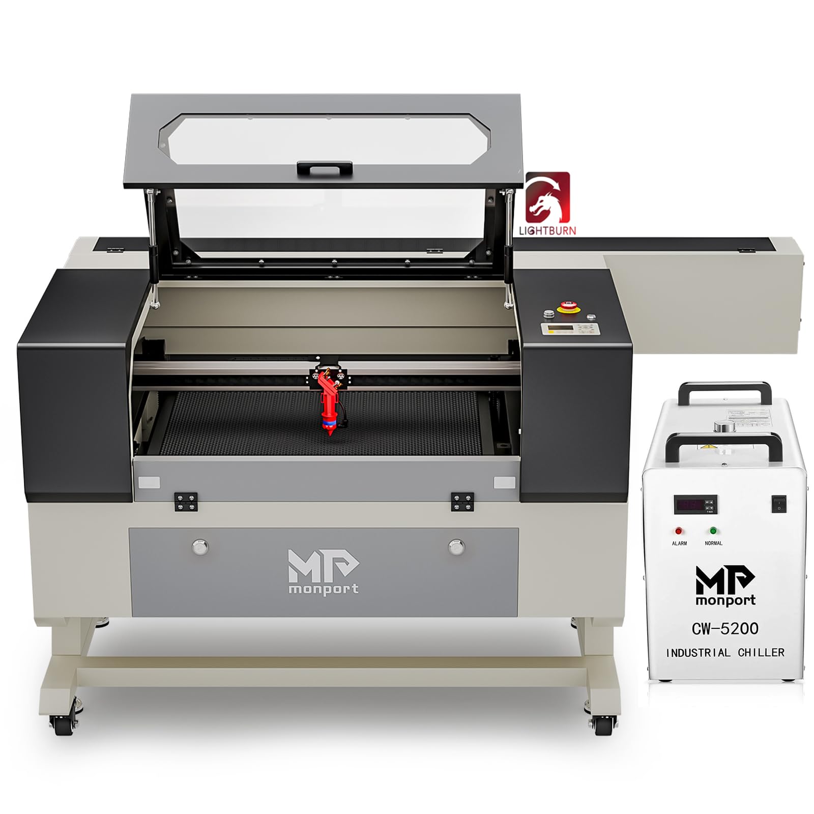 Amazon.com: Monport 5mW CO2 Laser Engraver＆Water Chiller with