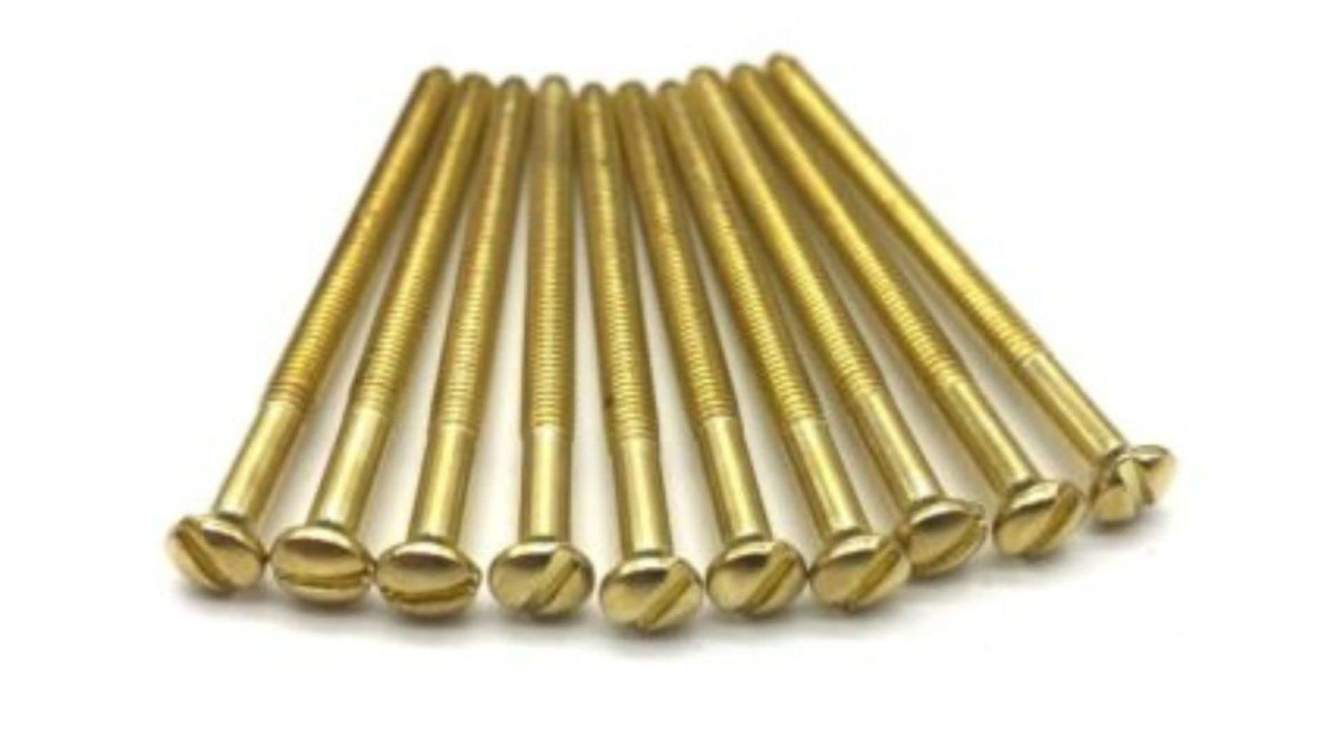 Electrical Long Socket Screws 40mm, 50mm, 75mm Black Nickel, Brass - Image 2