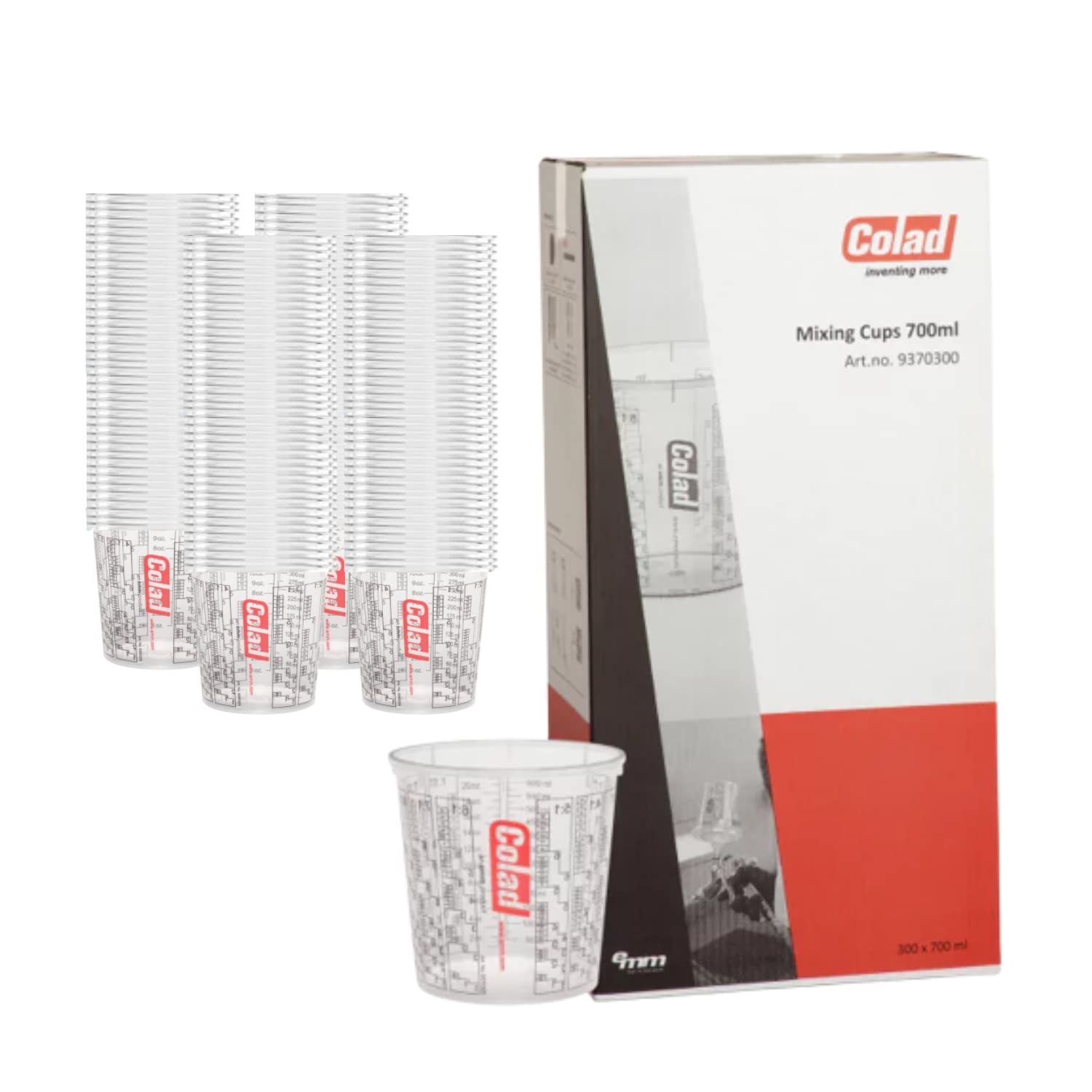 EMM Colad EMM-9370300 700 ml Mix Colad Cups - 300 Piece