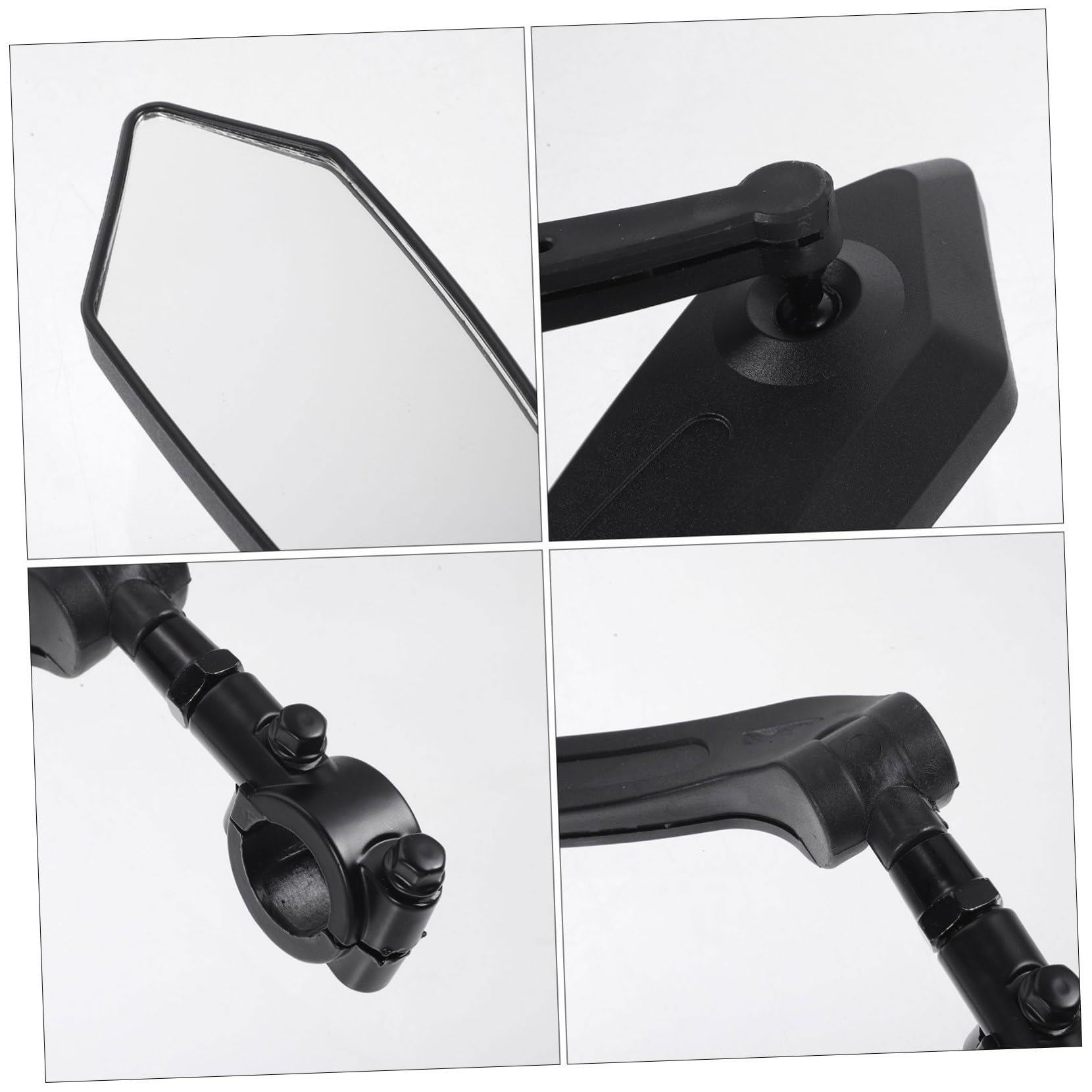 Kisangel 5 Pièces Rétroviseur de Vélo Arrière à Large Angle pour Vélo de Montagne Miroir de Sécurité Accessoire de Cyclisme Compatible Plupart Modèles