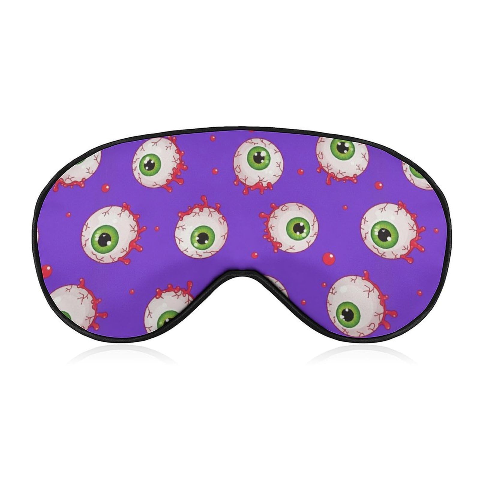 Sleep Mask Blackout Eye Mask for Sleeping Eyes Green Pupils Night Blindfold for Men Women