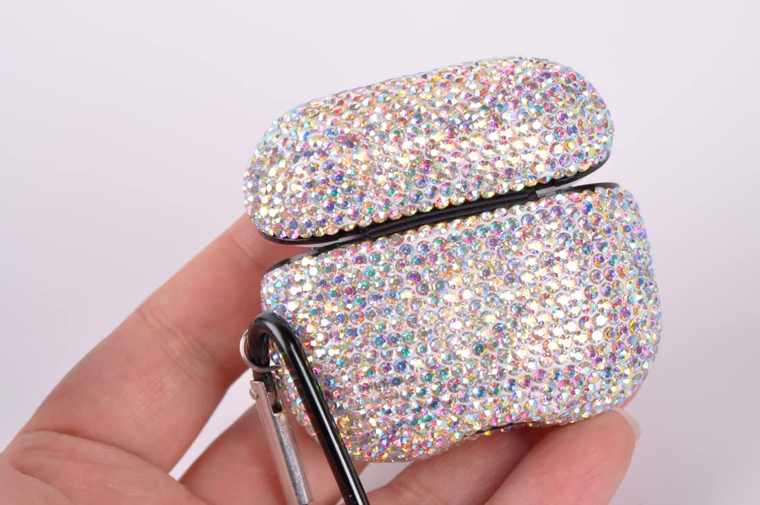 Custodia Per AirPods Pro 3a Generazione Con Strass E Cristalli - Cover Protettiva Antiurto, Con Ciondolo Stella, Lusso Per Donna