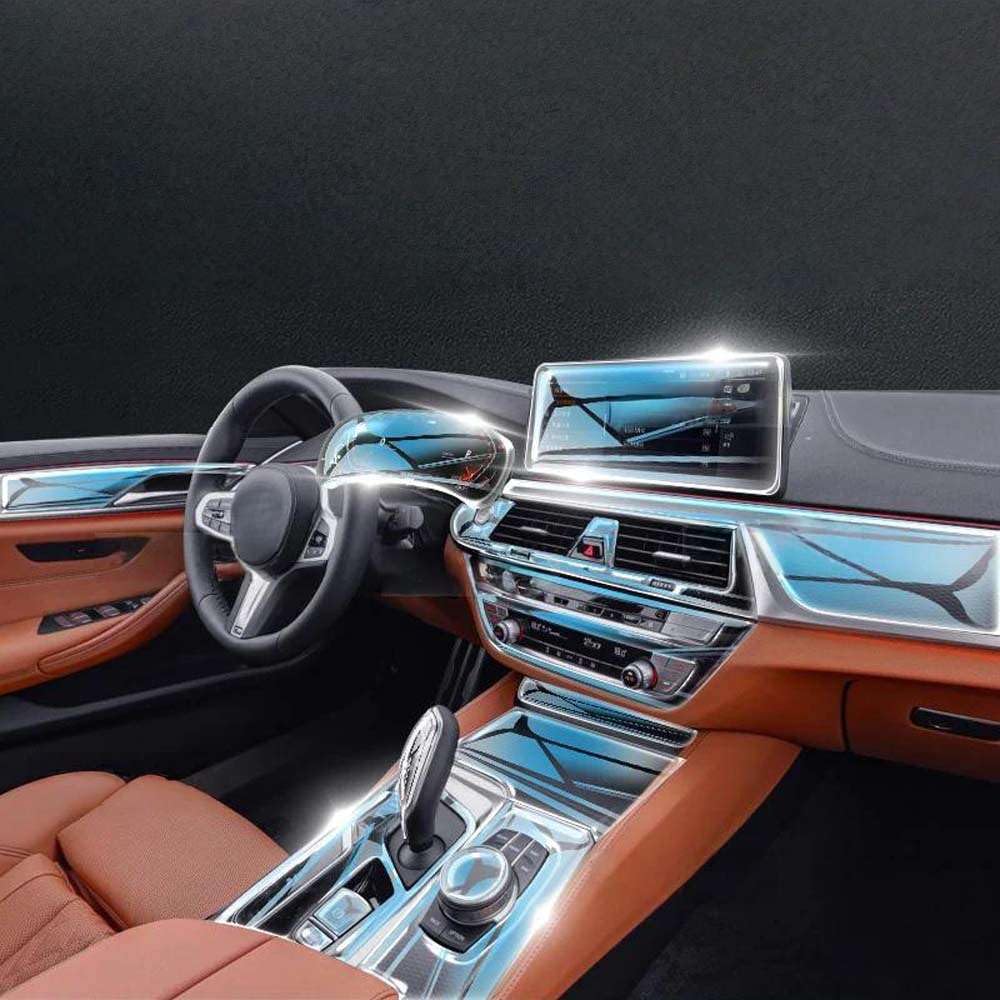 Car Interior Panel Sticker Anti-Scratch Protective, for BMW 5 Series G30 G31 2018-2022 Cover