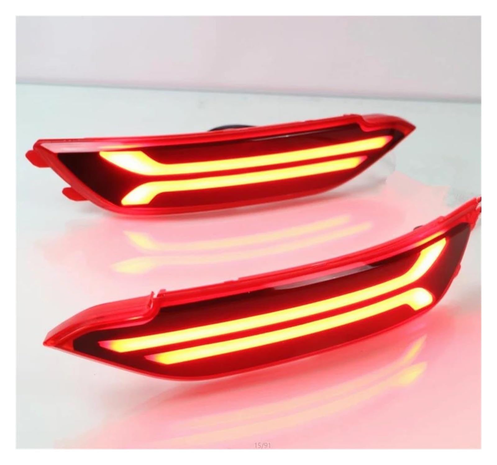Riflettore Posteriore Lato Conducente Per Hyundai Tucson 2010-2015 - Certificato CAPA, Dot/Dot, Con Lampadine Incluse - 3