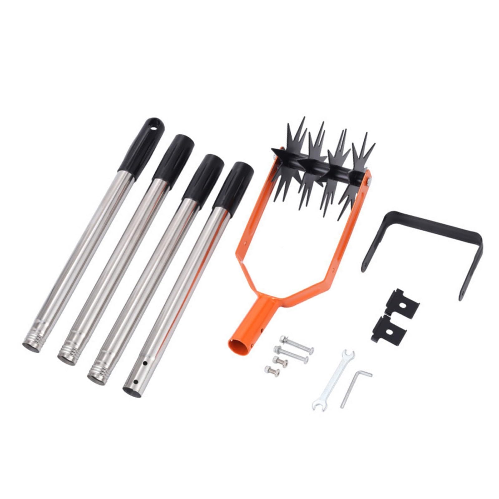 Tiller rotativo profesional con 4 dientes y cultivador de revestimiento electroforético para longevidad rotativa para jardinería