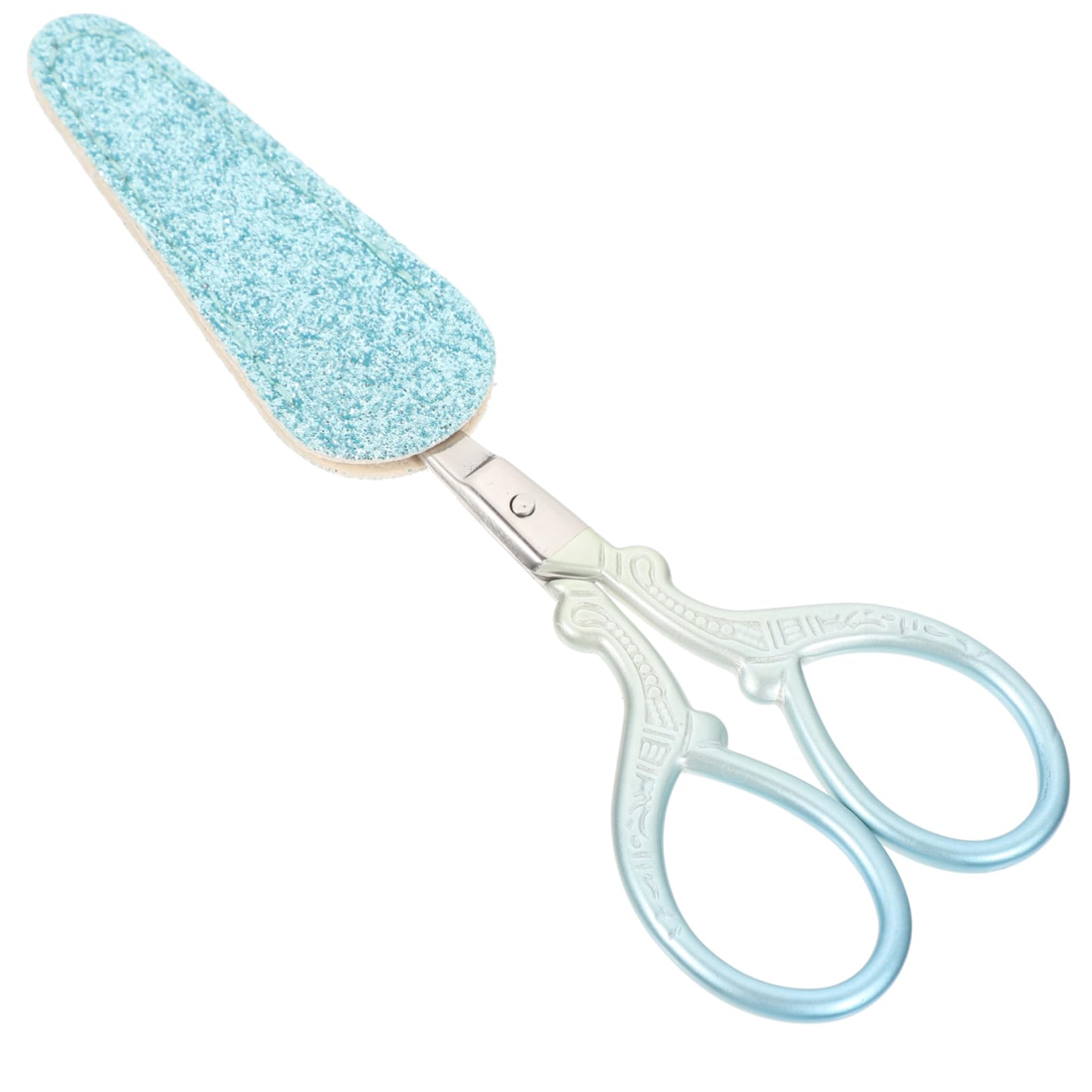 NUOBESTY 4stücke Kreative Stickschere Mit Schutzabdeckung Kleine Fadenschneider Für Diy Basteln Schule Ergonomisches Design Langlebiges Metall Für Scrapbooking Und Papierkunst Glitzernde