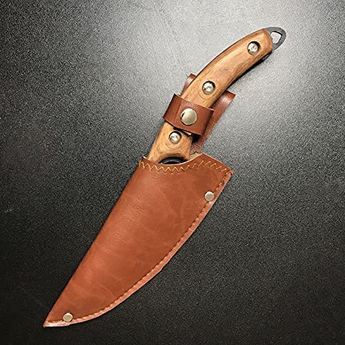 Boning Knife, 7Cr17MOV Stainless Steel Meat Cleaver Boning Kitchen Knife Handmade Forged Butcher Knife Professional Tools For Kitchen Knife BY ZZYY (Color : A)