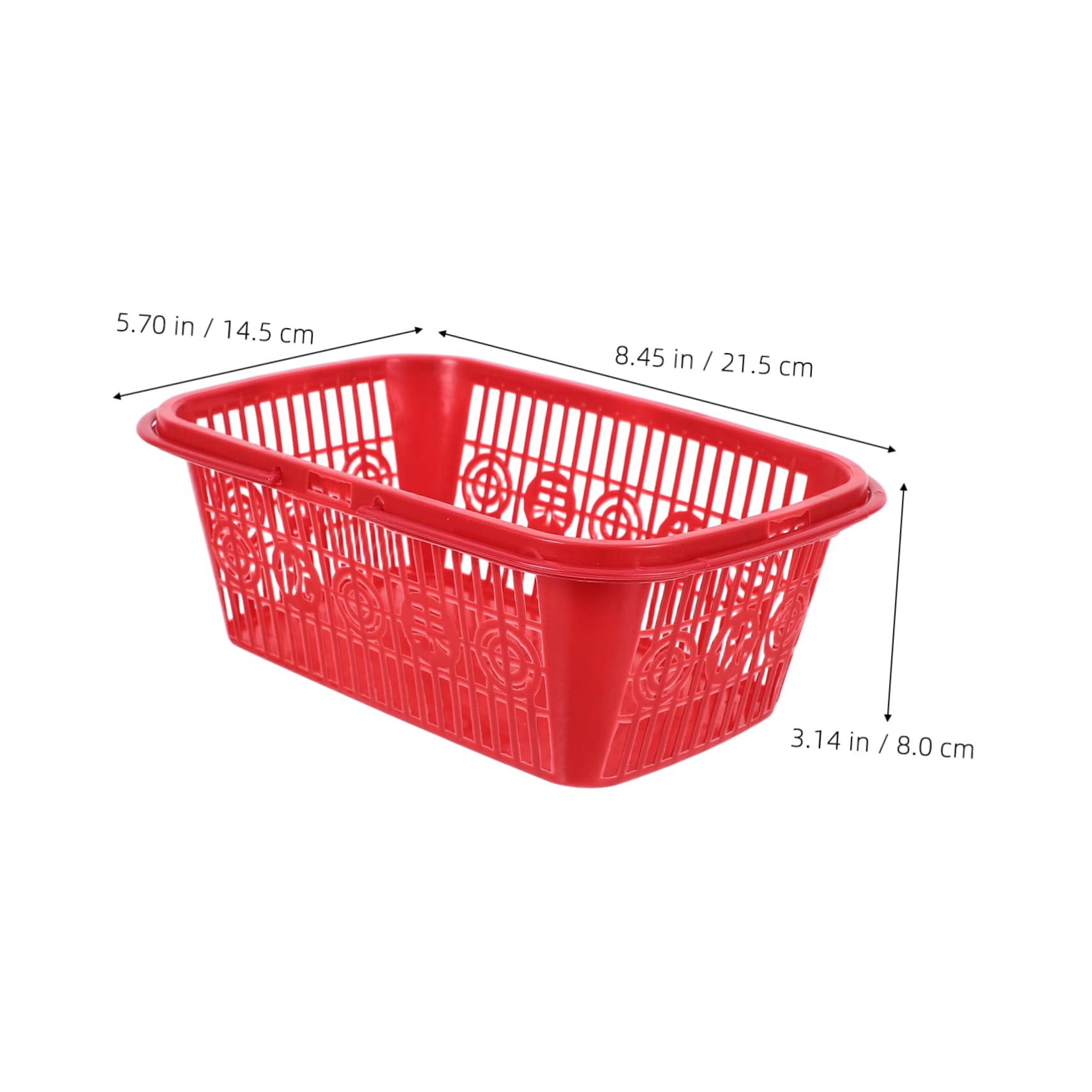 Gogogmee Berry Basket Set 10 Pcs Strawberries Baskets Cutout Design Portable Fruit Storage Containers for Boys and Girls Adults