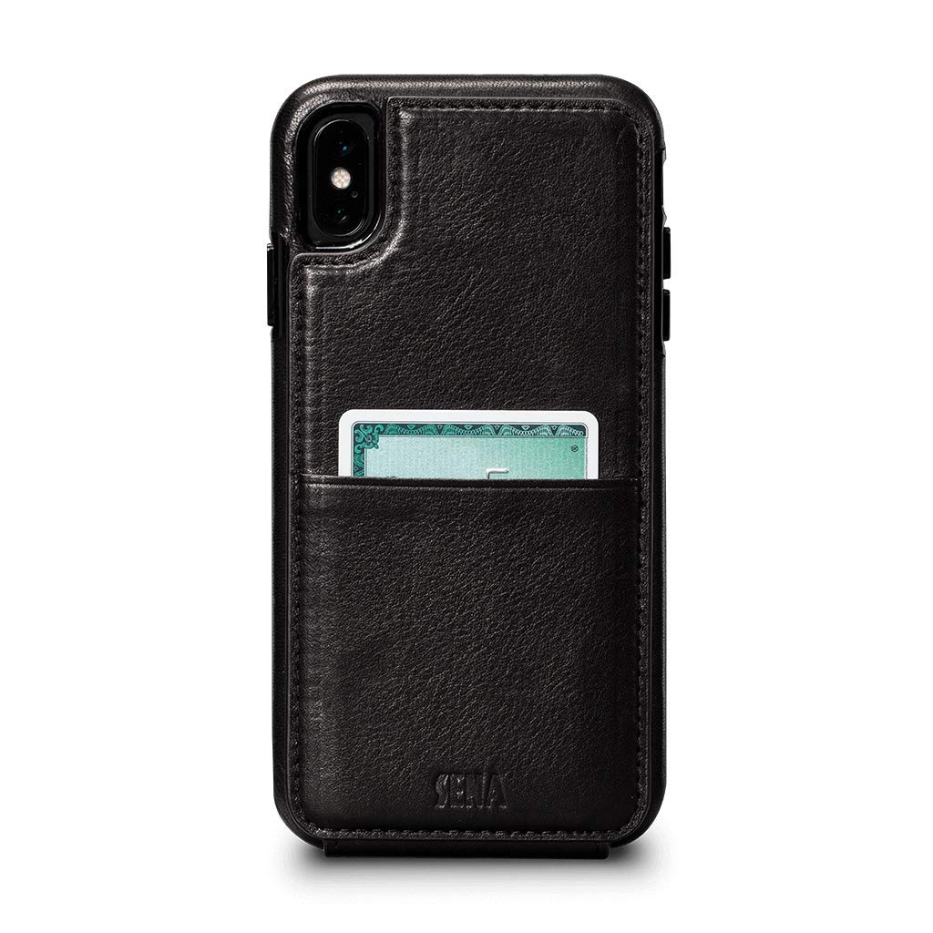 SENACases iPhone XS Max WalletSkin Black - SFD411NPUS