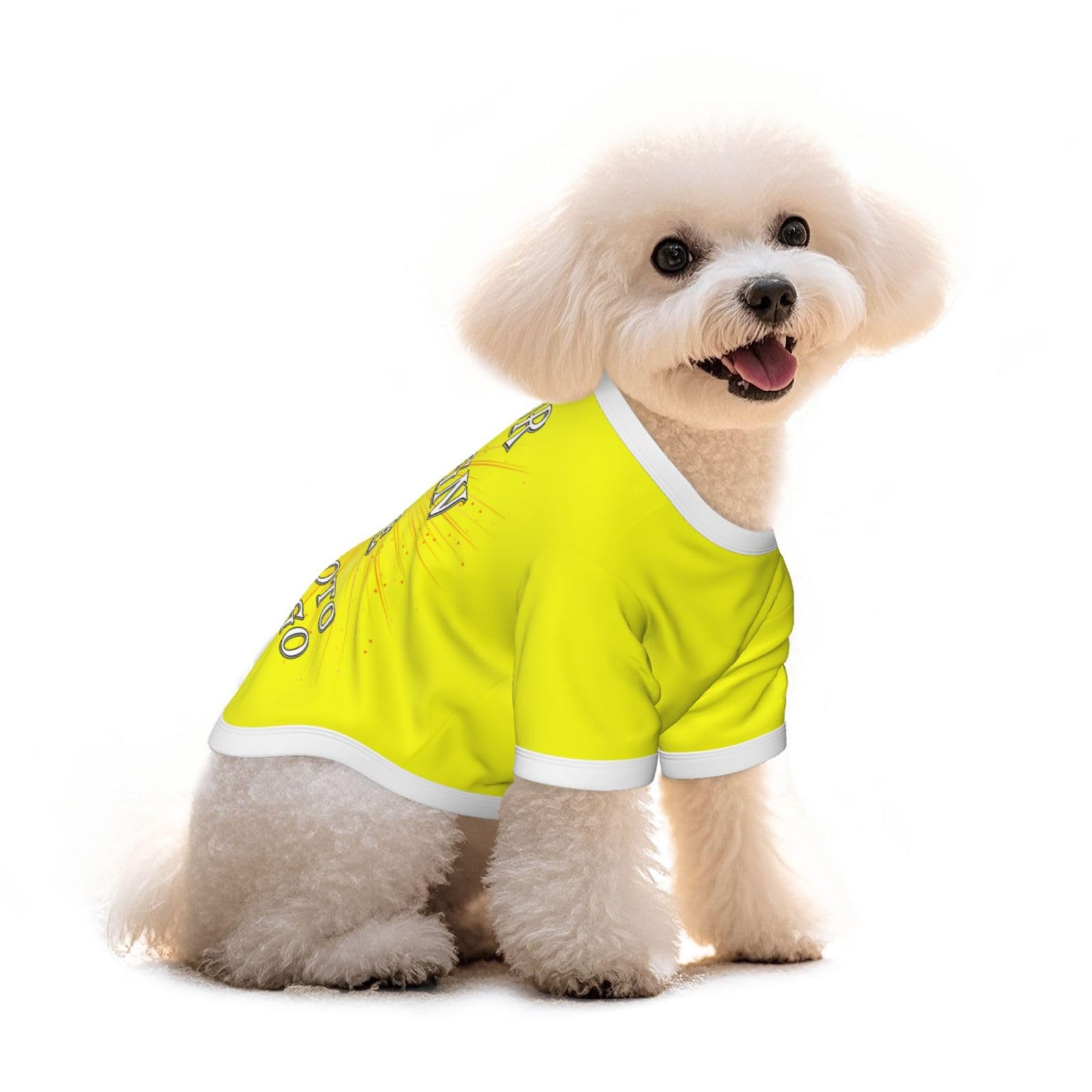 Custom Dog Coat T-Shirt – Personalized Pet Clothes with Text/Logo/Image, Small Dog Vest, Puppy Outfit, Unique Gift M
