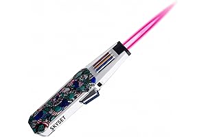 Long Torch Lighter: Brightest & Windproof Butane Torch Lighter Adjustable Flame