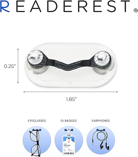 Vista 23 de Readerest Soporte magnético para gafas, etiqueta de nombre, soporte para insignia magnética, soporte para lentes de sol, soporte para lentes de sol