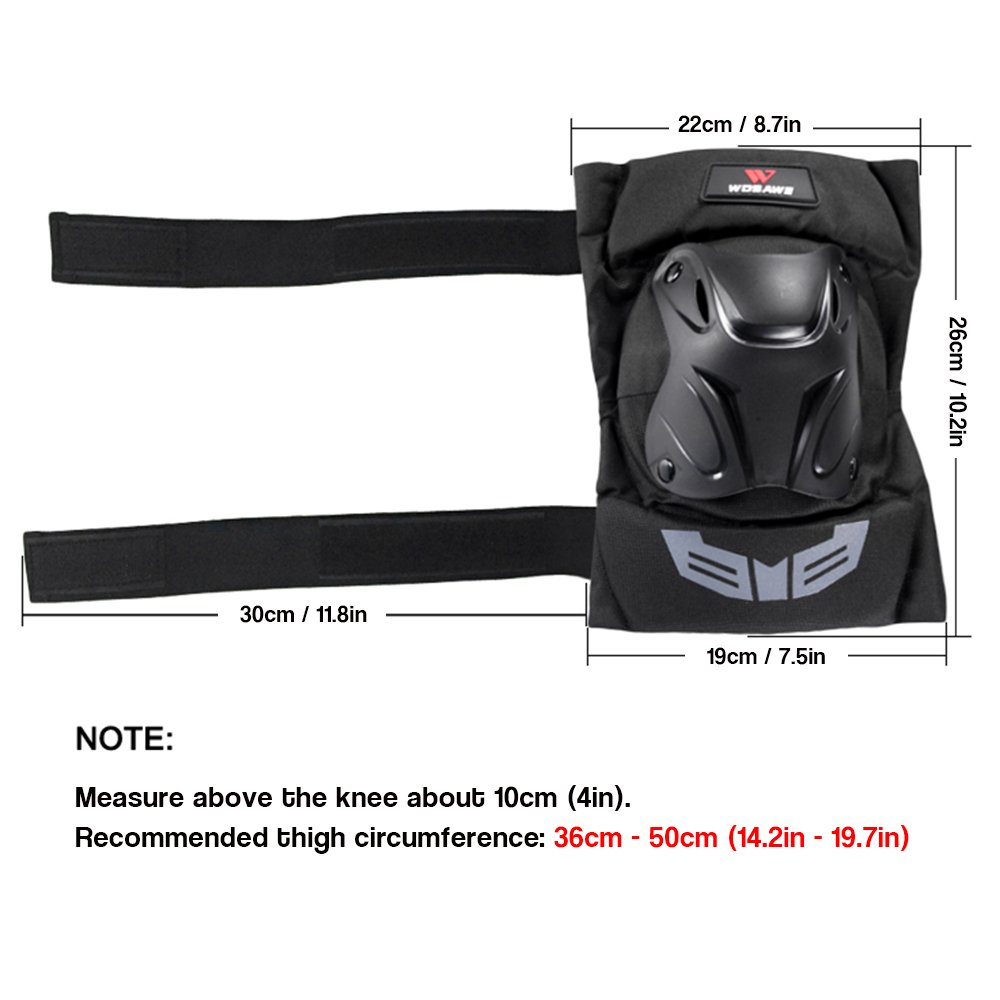 LIXADA Vélo Genouillère Support Protecteurs Coussinets