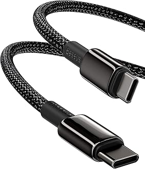 USB C Cable, 100W PD 5A QC 4.0 Fast Charging USB C to USB C Cable, Zinc Alloy Nylon Braided USB Type C Charger Cable for iPhone 17 16 Pro Plus Pro Max, MacBook, iPad Pro, Samsung S23/S22 (10ft)