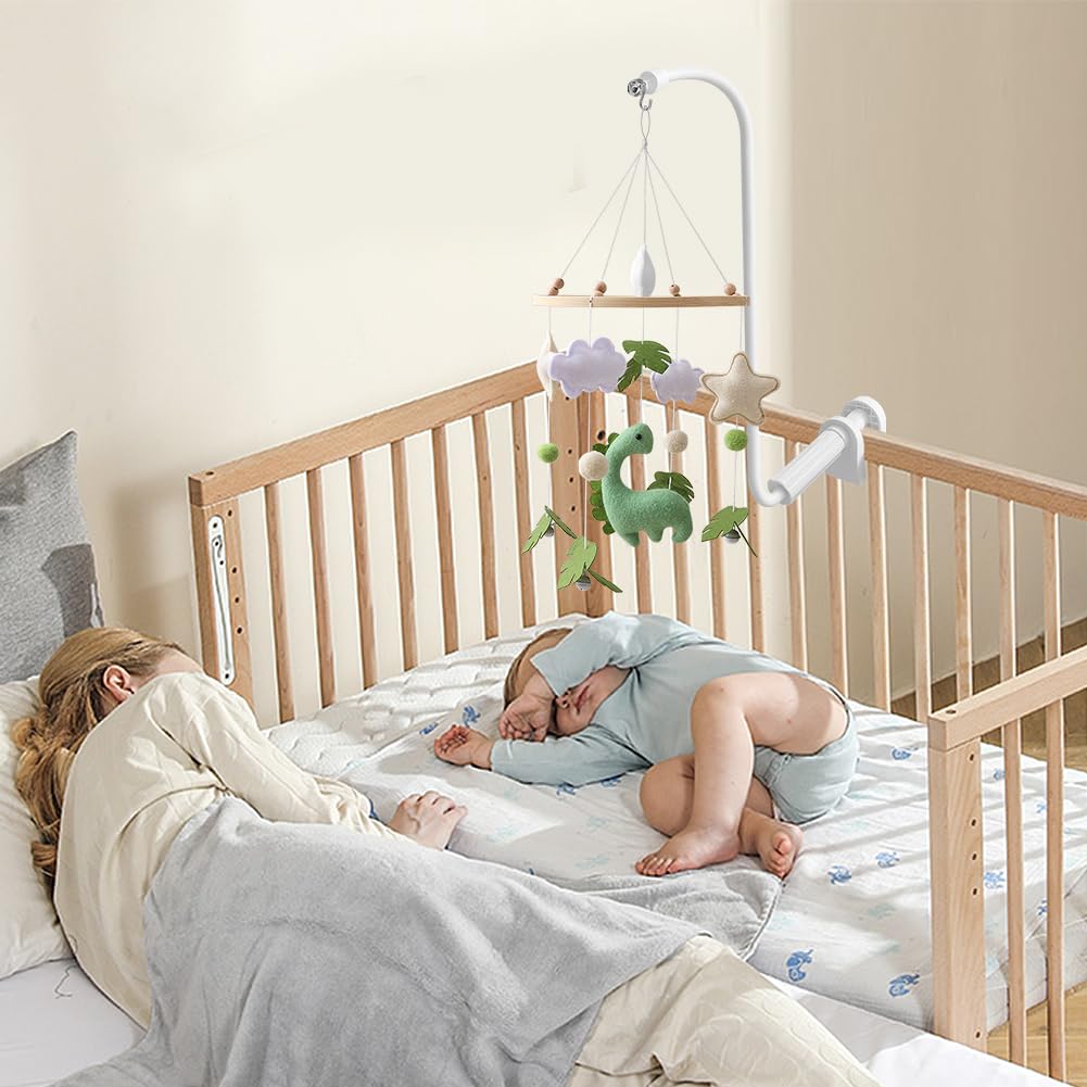 Soporte y móvil para cuna multifuncional 68 cm, ajustable, suspensión, campanas de cama, babyphone, cámara | campanas de cama, babyphone, cámara