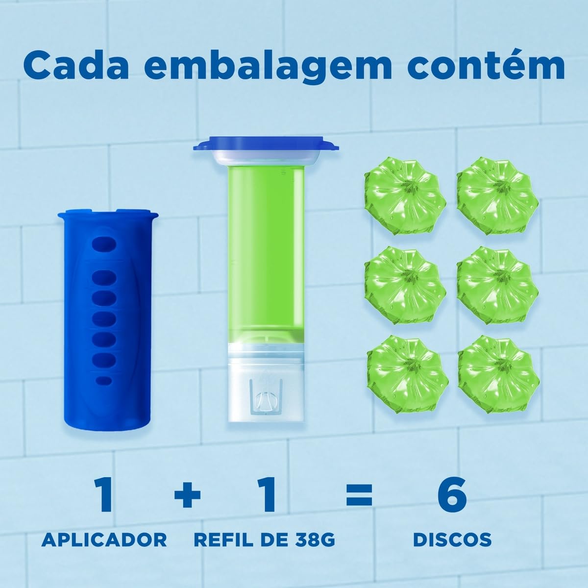 Pato Desodorizador Gel Adesivo Citrus, L : Amazon.com.br: Casa