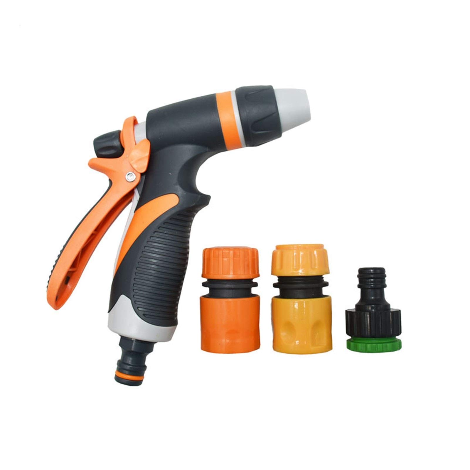 Złącze węża Schnellanschluss Gartenschlauch Spray Rasen Bewässerung Multifunktionale Myjnia samochodowa Hochdruck-Wassergewehr 1/2 3/4 Schlauch Zraszacz Garten 1 zestaw (kolor: niebieski)(1i2 Hose)
