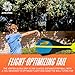 Nerf Vortex Ultra Grip Football, Designed for Easy Catching, Howling Whistle Sound, Distance-Optimizing Tail, Water-Resistant, All-Weather Play