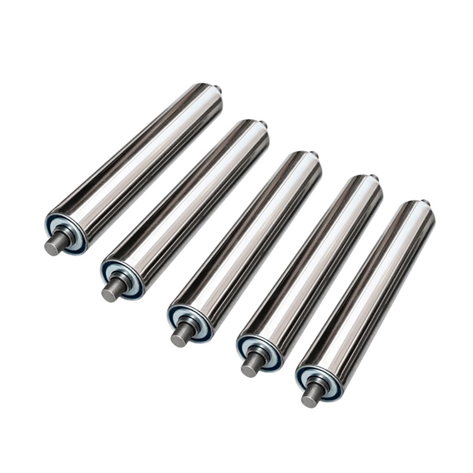 Rodillos de acero inoxidable de 25mm x 80cm para carga en muelle