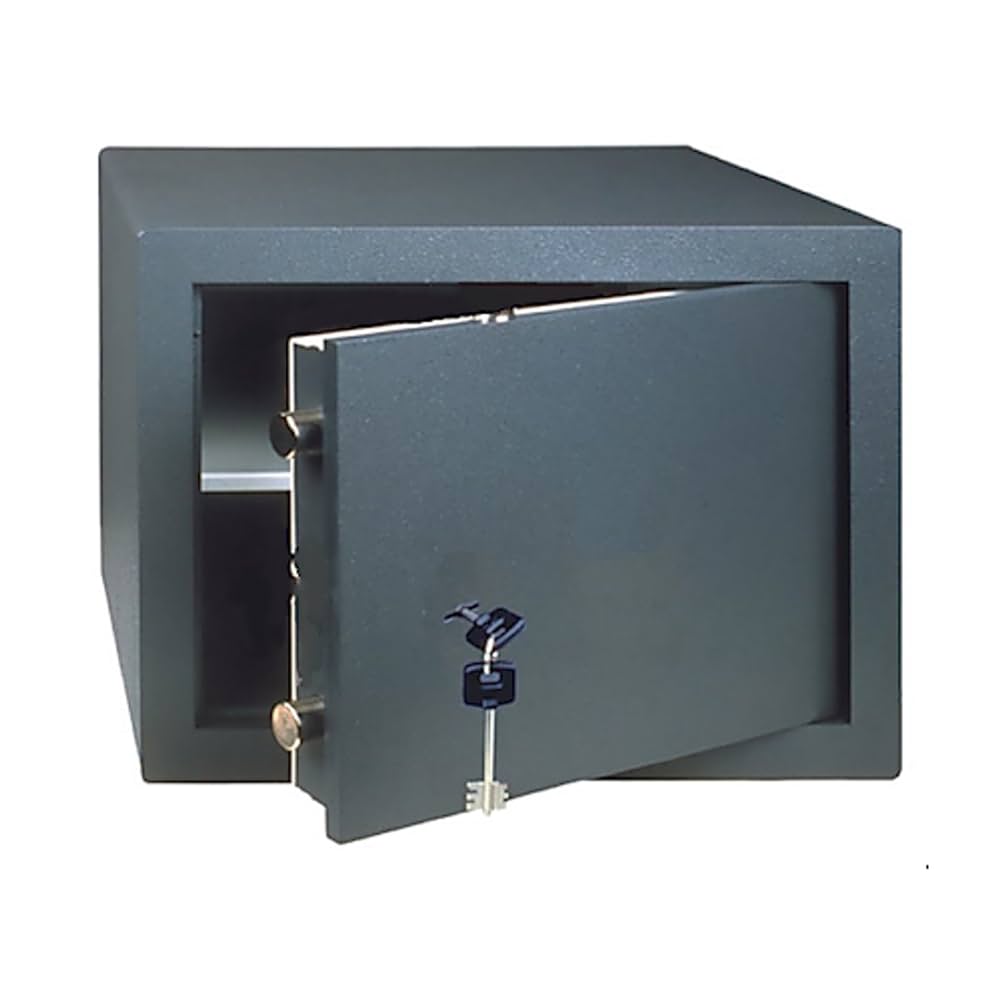 Cassaforte A Muro CISA Con Chiave - Dimensioni 36x24x14,5 Cm - Doppia Mappa, 6 Leve - Foto 6