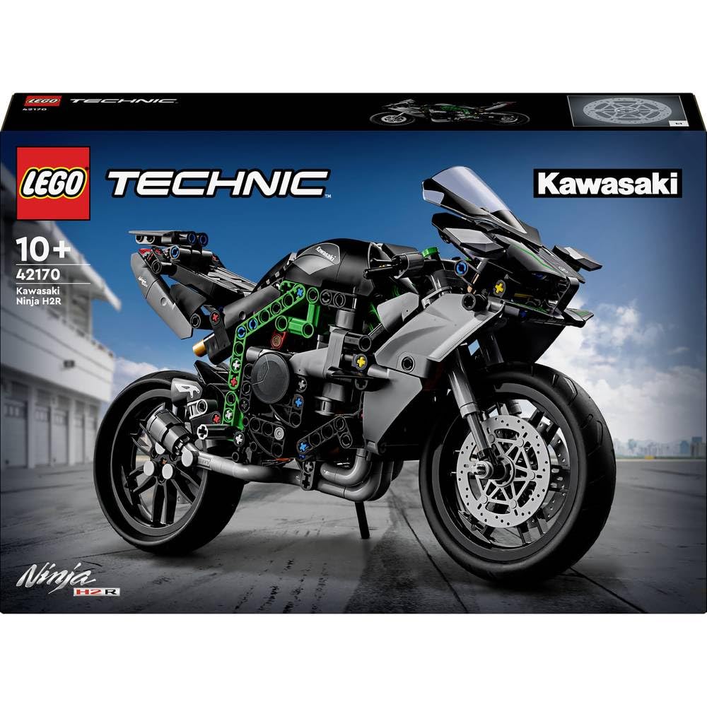 LEGO Technic Kawasaki Ninja H2R Motorcycle Toy Gift for Kids 42170