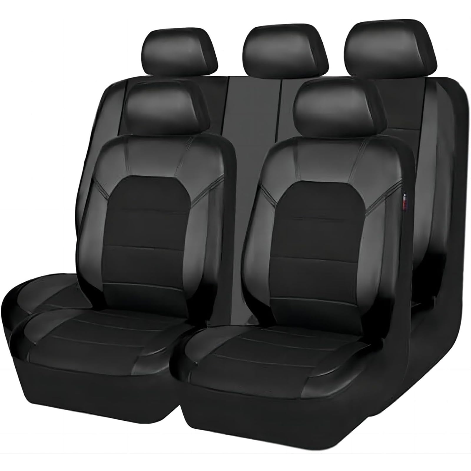 Qleqmztv A/Black Lether Cr Set Covers Full Set For Toyot Ygo X B70 2021 2022 2023 2024 2025, Full Surround Set Cushion Covers Wterproof Brethble Comfortble Front Rer Set Protector Ccessories