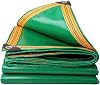 Tarpaulin Waterproof Heavy Duty 420g/m² 100% Waterproof Tarps Multi-Purpose Cover for Kennels Chicken Coops Fishpond Hay Log Pile Roof Trailer Outdoor Furniture Ground Sheet 1.5 x 2M