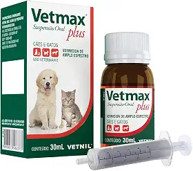 VETNIL Vetmax Plus Suspensão Vetnil 30 Ml