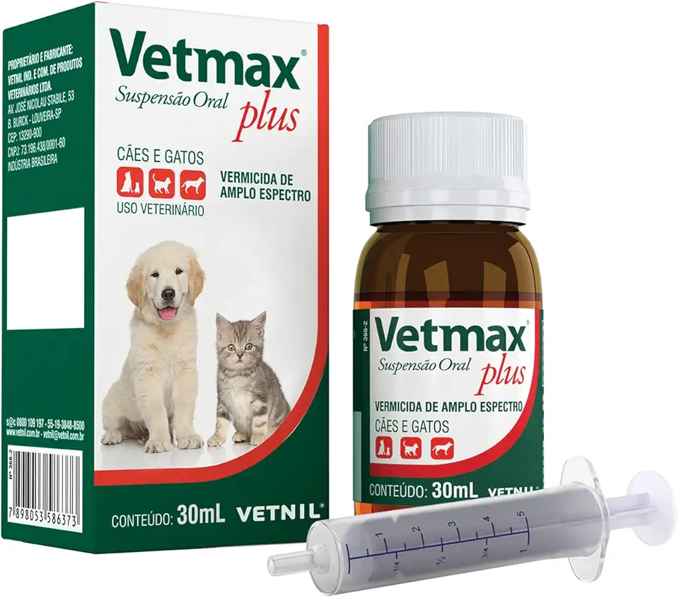 VETNIL Vetmax Plus Suspensão Vetnil 30 Ml