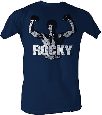 Rocky MGM Movie Classic Rocky Blue Adult T-Shirt Tee