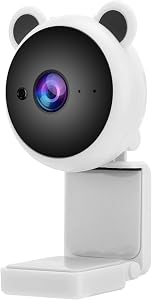 1080P Full HD Webcam, Cute USB Web Camera Builtin Microphone for Desktop Computer PC for Video Recording Plug and Play (#1)