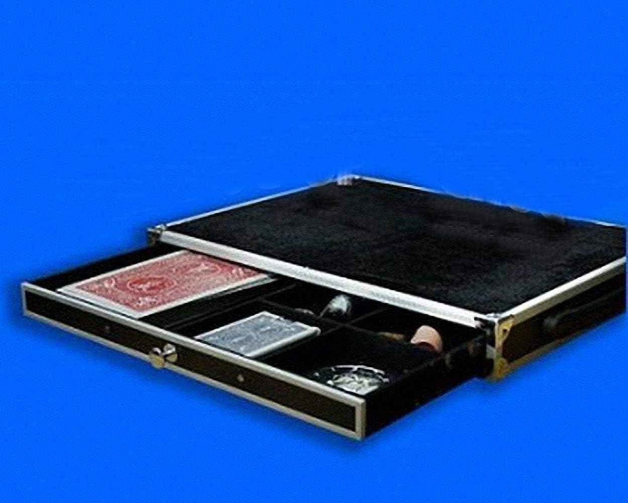 Table- Close Up Case with Magnet and Drawer Magic Tricks , Party Tricks, Amazing Tricks , Magic Kit,Close Up Magic