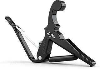 Kyser Musical Products Quick-Change Capo, KBMBA, Black - For Banjos, Ukuleles, & Mandolins, Made in USA, Quality, Strong, Lightweight, Quick & Easy Key Changes, Innovative, Perfect Fit