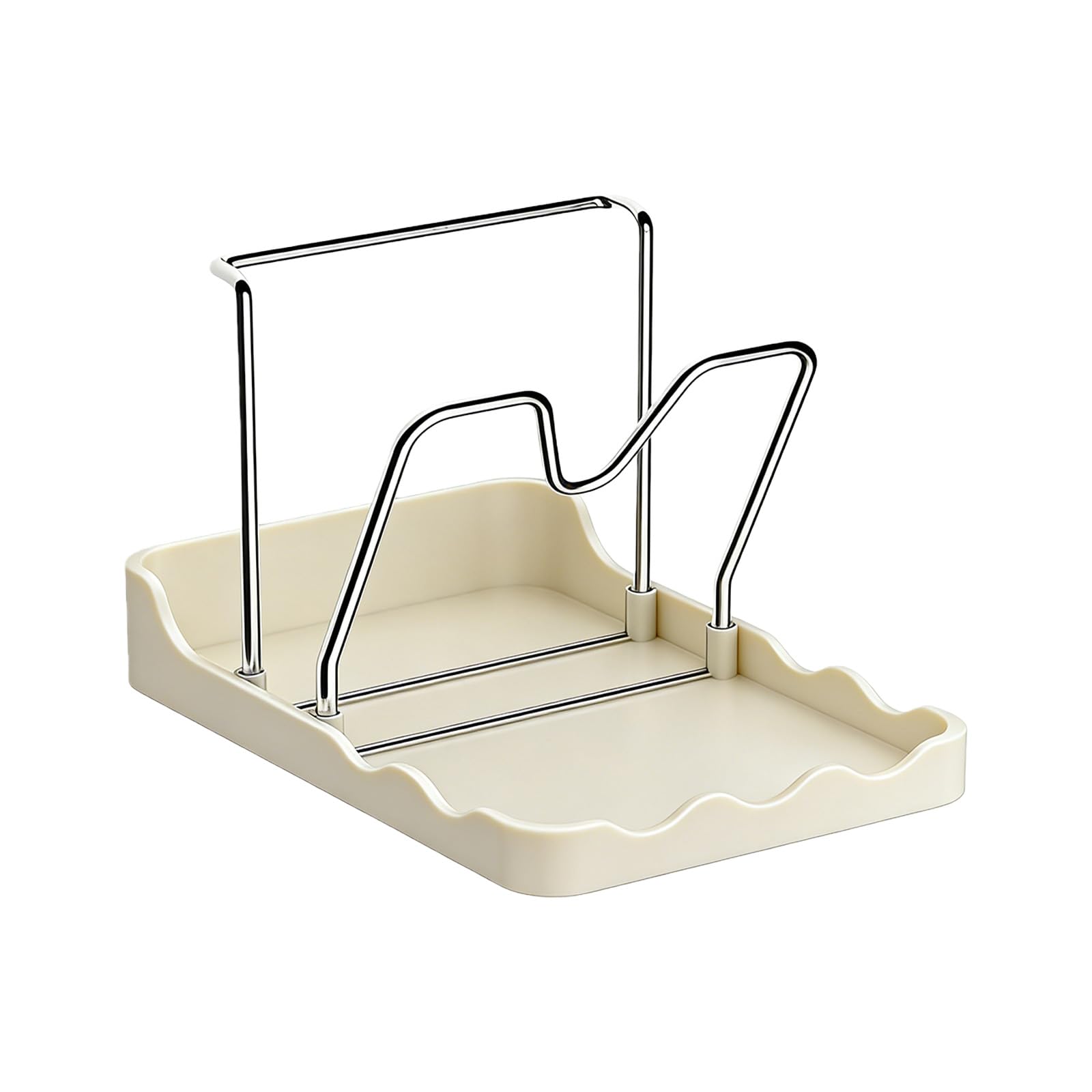 HDOYTXXM Efficient Pots Lid Organizers Stand Vertical for Kitchens Tool Easy to Cleaning Household Rack Stable Structure Homes Use Kitchens Lid Rack