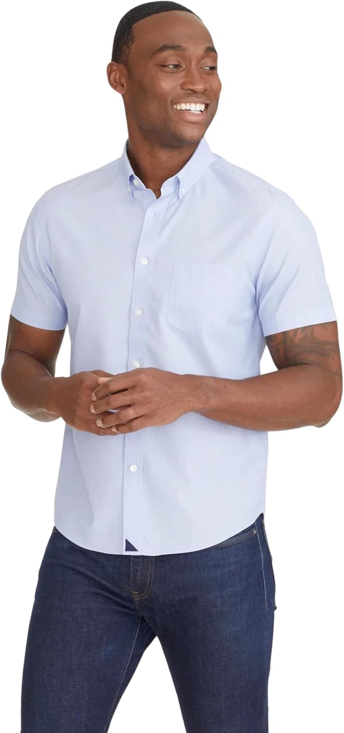 UNTUCKit Wrinkle Free Short Sleeve Button Down Shirt