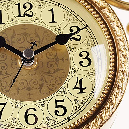 Reloj de asiento vintage para decorar la mesa de una sala de estar elegante 7
