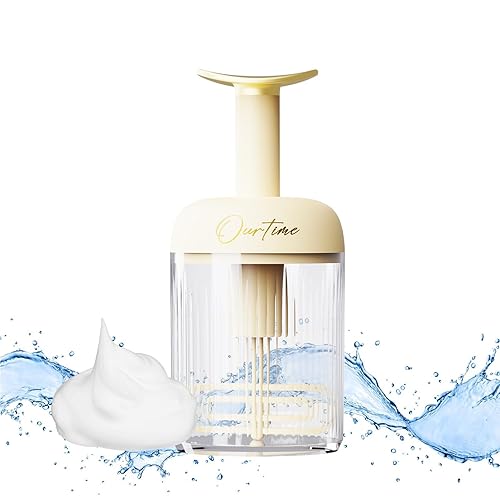 Pubcontti Máquina de espuma para lavado facial, fabricante de látigos ricos en vasos grandes, limpiador de espuma y lavado facial, herramientas para