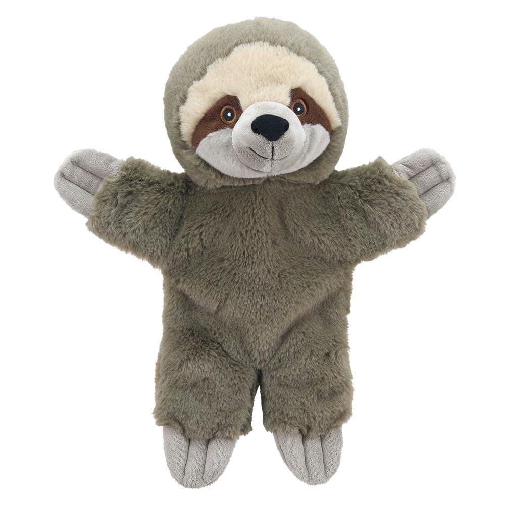 The Puppet Company Sloth ECO Walking Puppet, Soft, Cuddly & Eco-Friendly Hand Puppet, Fun for Kids & Adults