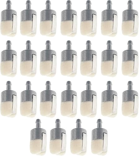 munirater Paquete de 25 filtros de combustible de 316 pulgadas 125-527 125-527-1 repuesto para recortadora Echo String 13120507320 13120519830