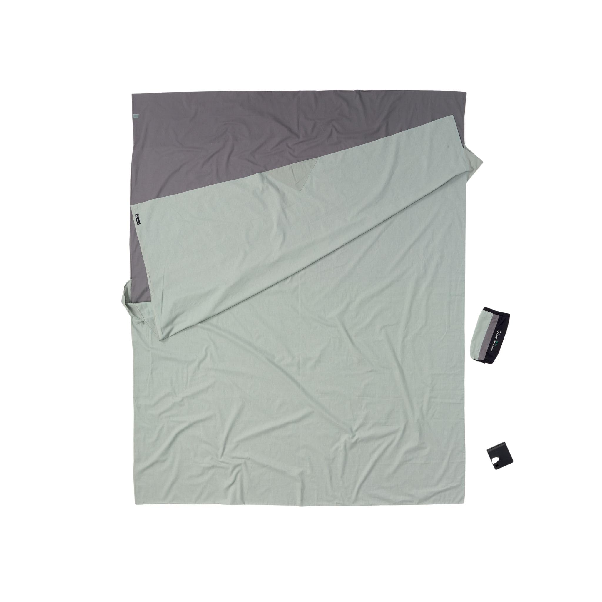 Cocoon CD44/14 Couette de Voyage Mixte Adulte, Gris, 220 x 180 cm