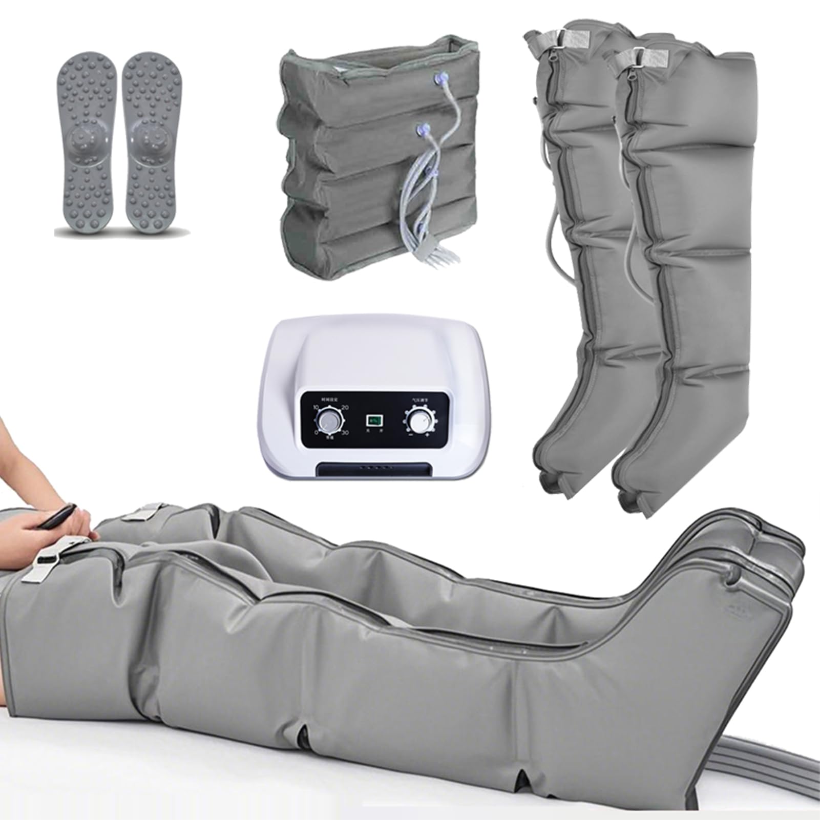 Drainage lymphatique par pressothérapie des jambes et bras pour retrouver un corps léger